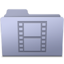 Movie Folder Lavender icon